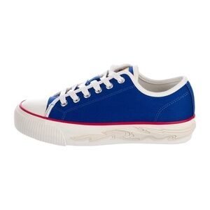 NWB Sandro Anouk Flame Sneakers in Blue Size US5.5/EU37